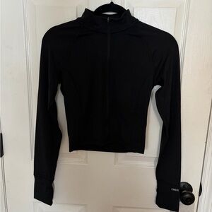 ONER active black crop workout jacket- never worn